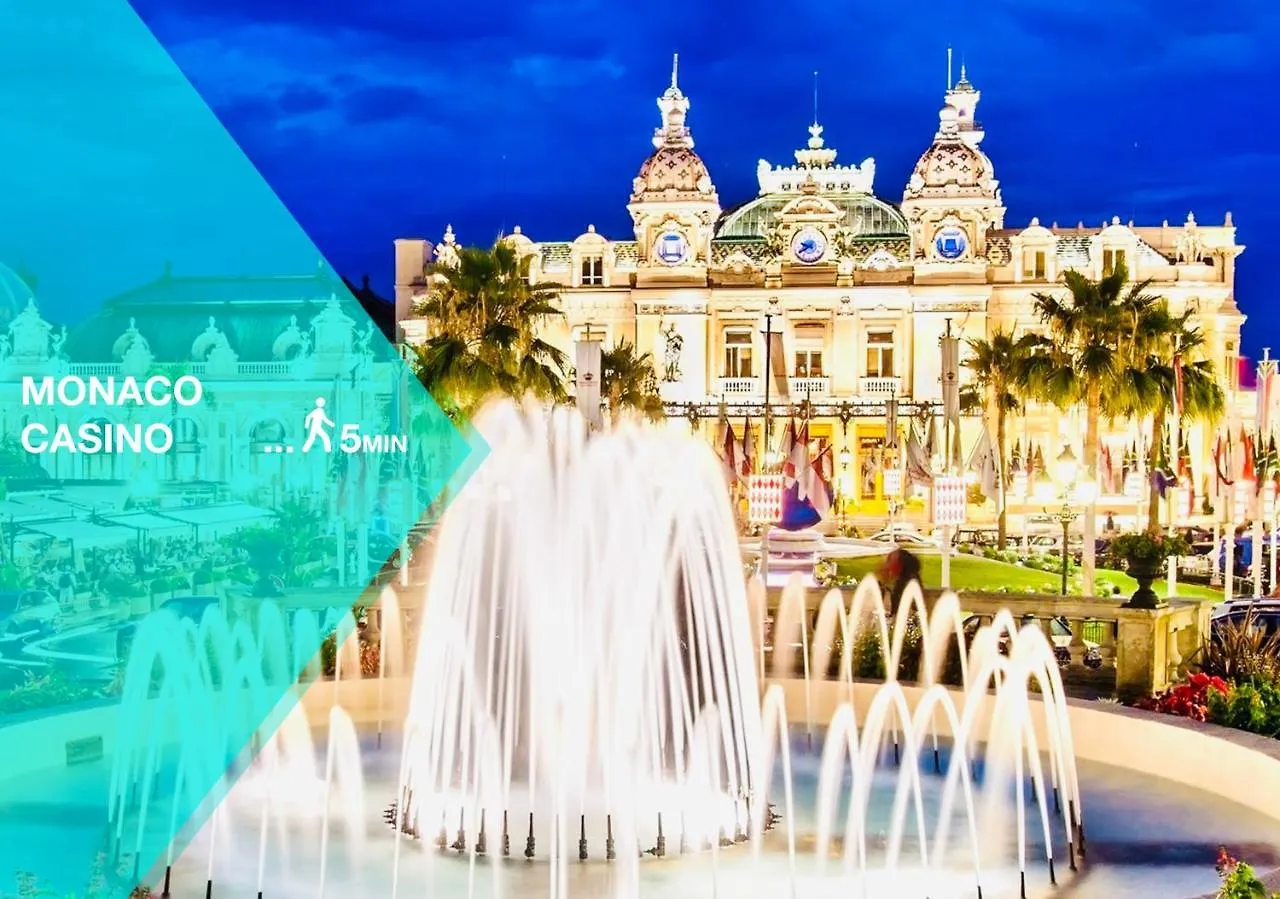 Appartamento Designer Garden View Ac, Fiber Wifi Heart Of Monaco 0*, Monte Carlo Monaco